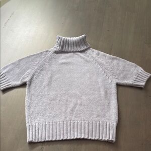 Lavender Short Sleeve Sweater